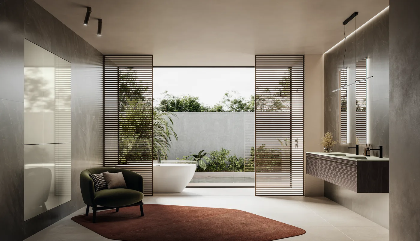 Reverso Komposition &mdash; Wei&szlig; matt mit Ocritech