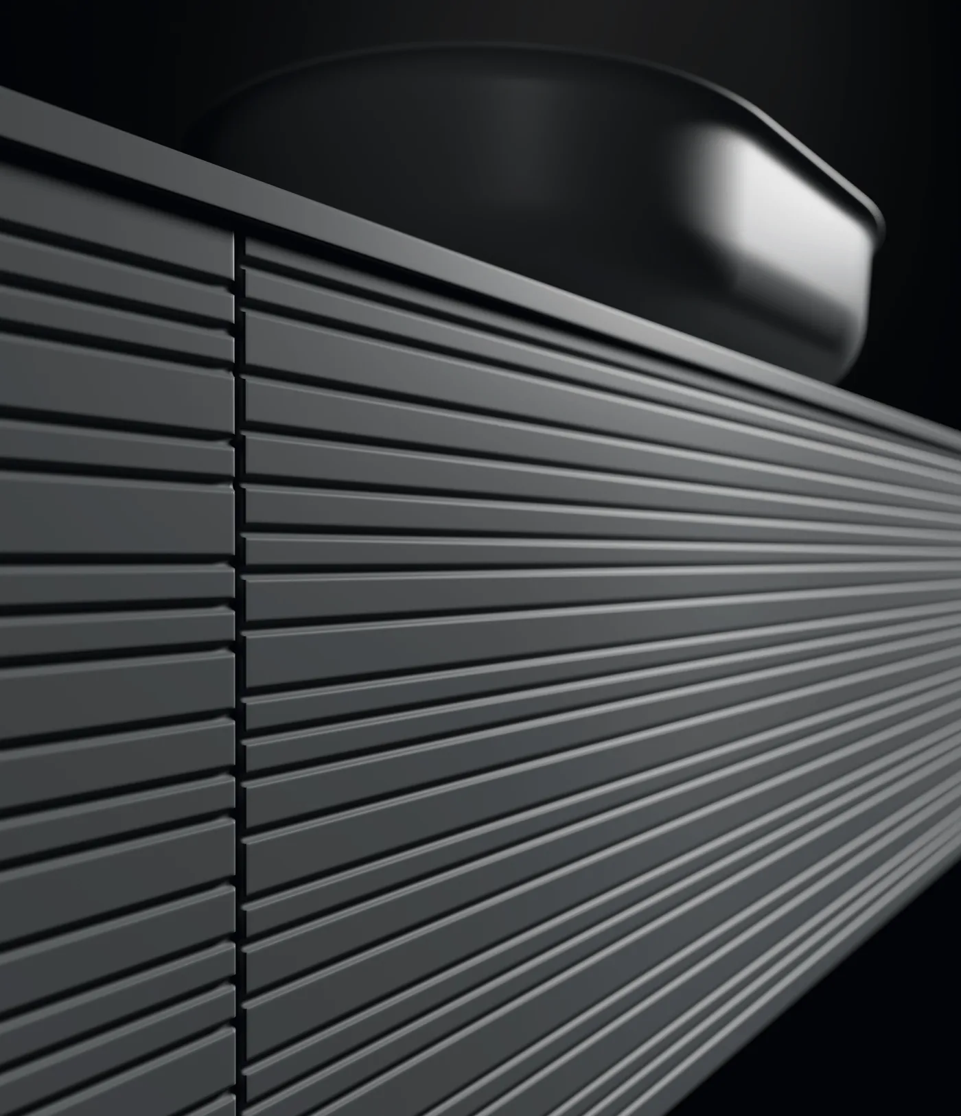 Reverso Badm&ouml;bel mit gefr&auml;sten Fronten